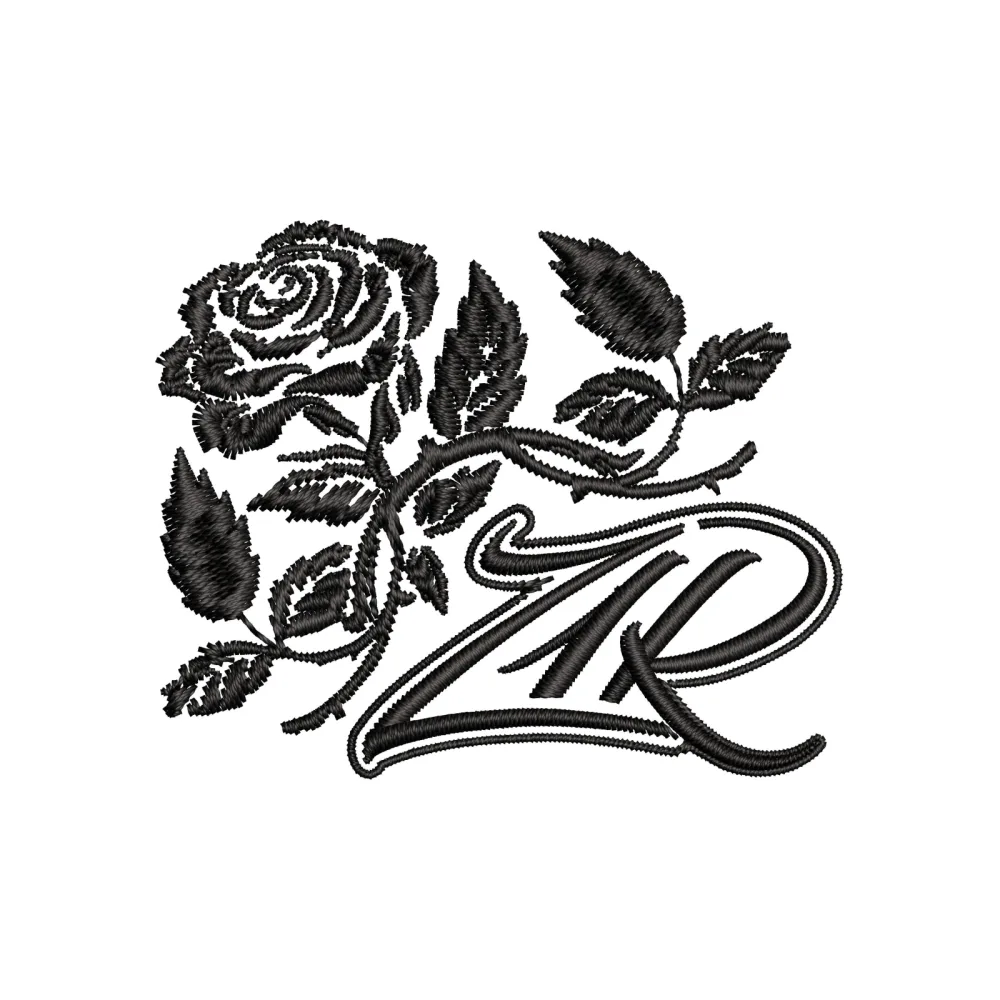 Zr Flower Embroidery Design