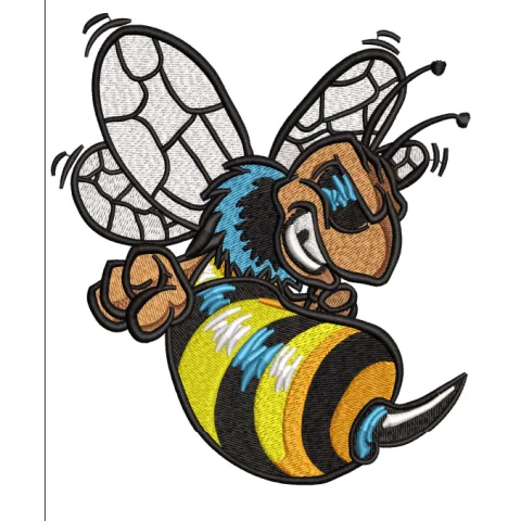 Bee Embroidery Design