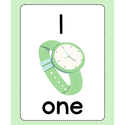Number Picture Flashcards