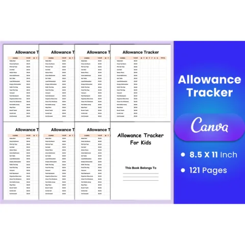 Allowance for Kids Planner