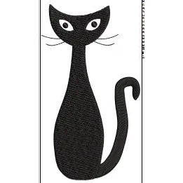 Cat Embroidery Design