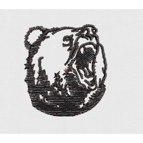 Bear Embroidery Design