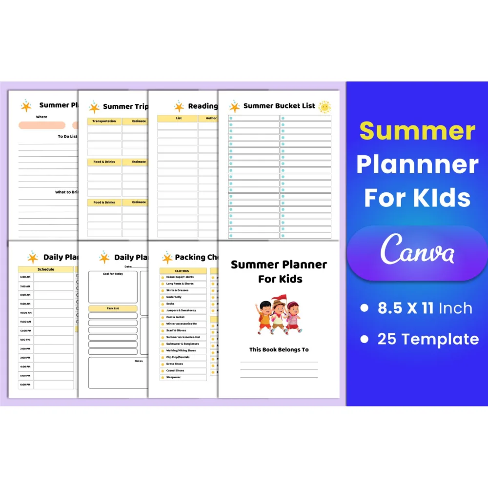 Summer Planner for Kids
