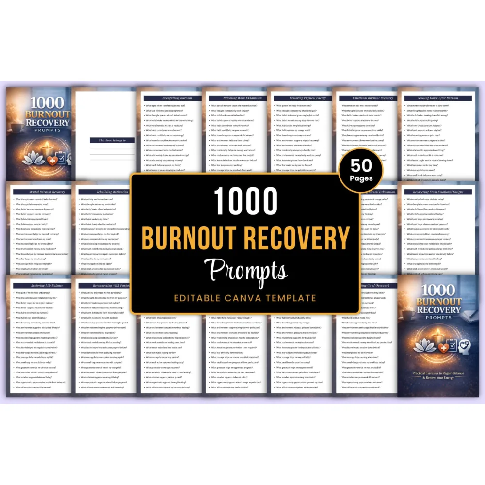 Burnout Recovery Prompts for Healing and Renewal