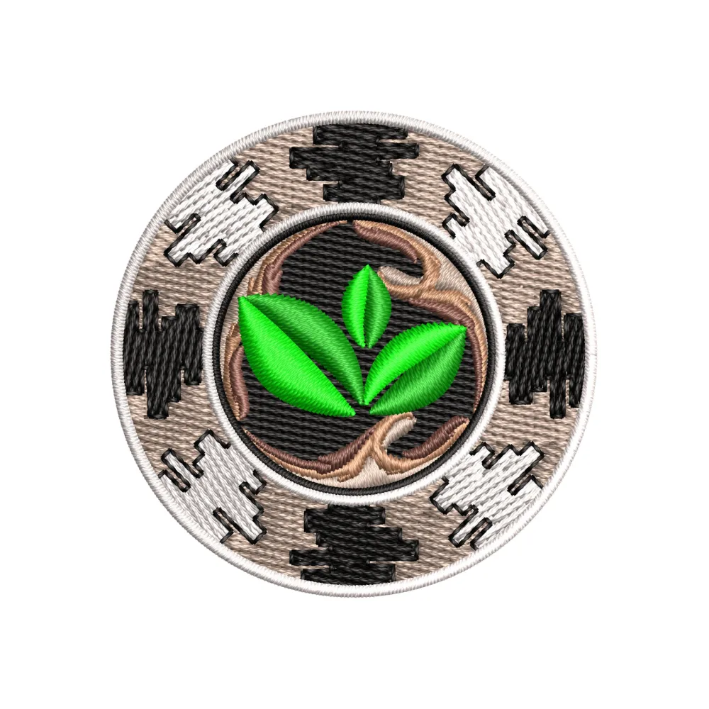 Nature Art Embroidery Design