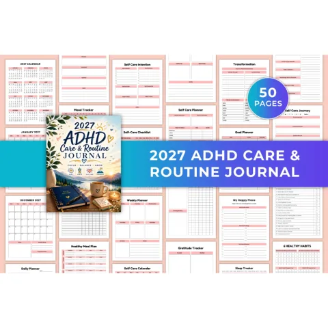 Adhd Care Routine Journal