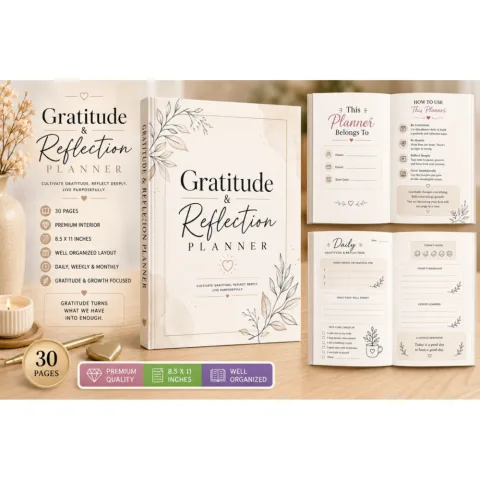 Gratitude And Reflection Planner