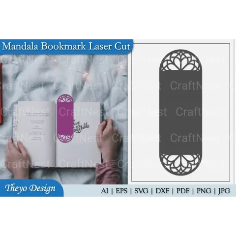 Mandala Bookmark SVG Bundle