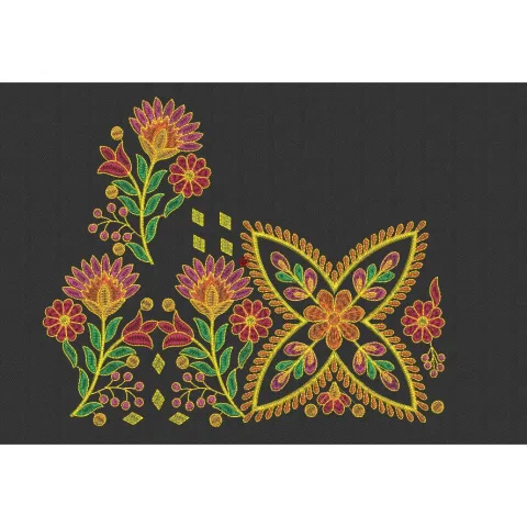 Flower Embroidery Design