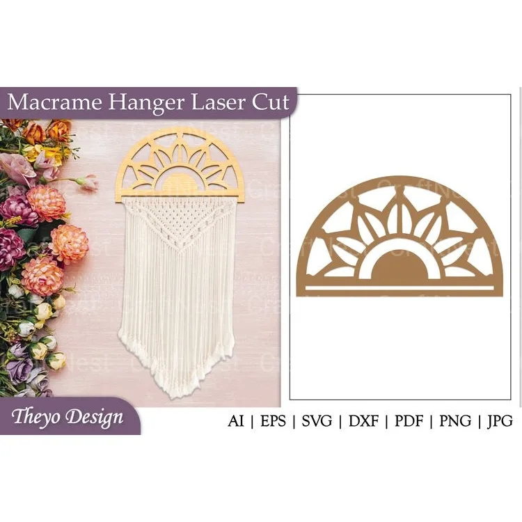 Macrame Laser Cut SVG Bundle