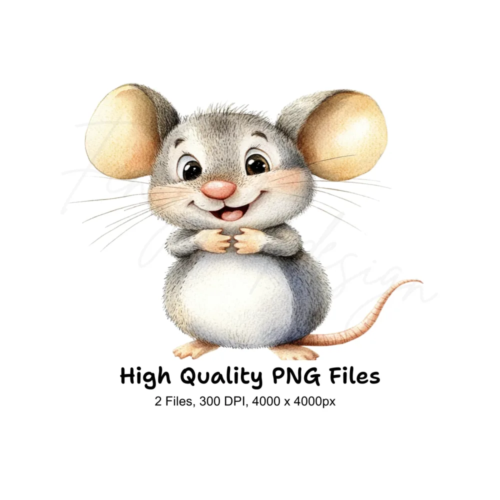 Cute Mouse Clipart Bundle
