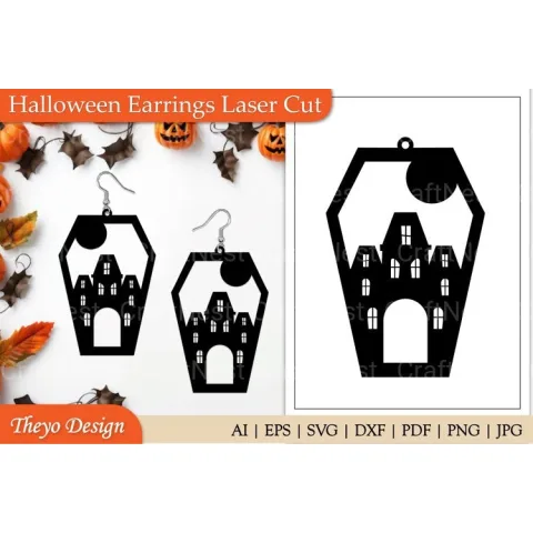 Halloween Earrings: Spooky SVG Bundles