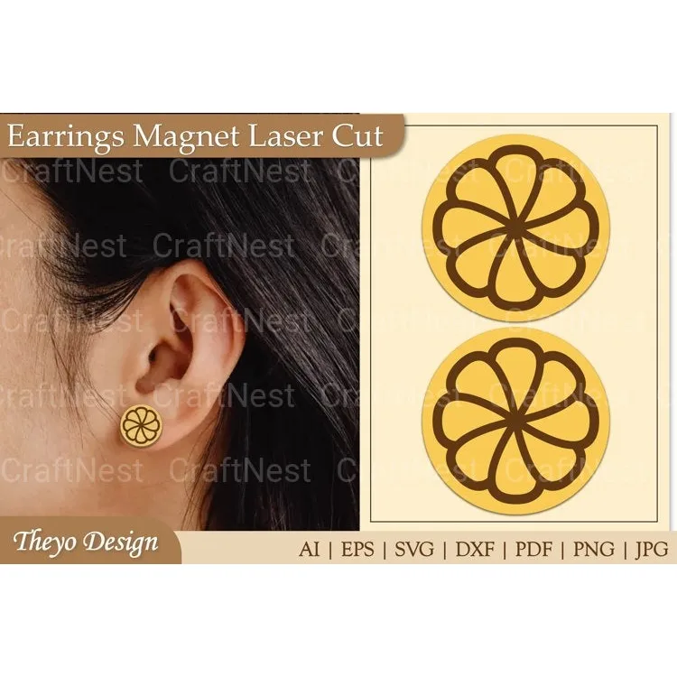 Earrings Magnet SVG Bundle