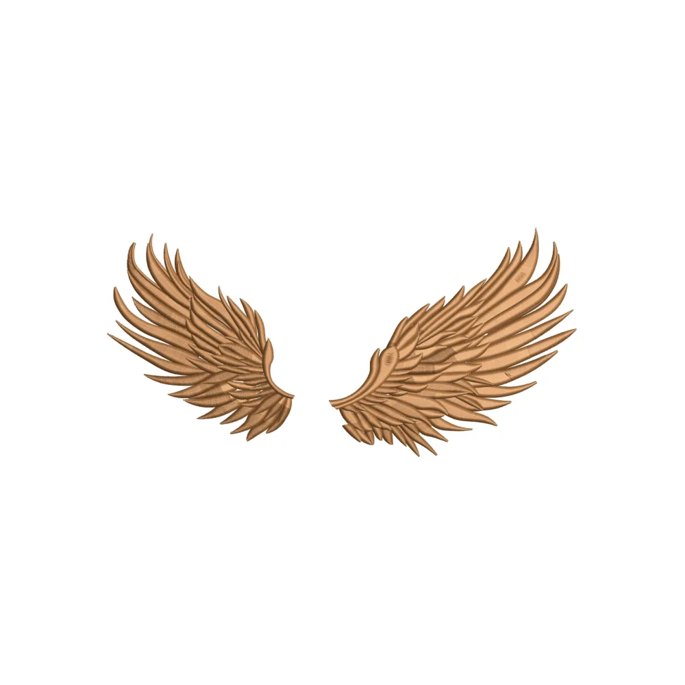 Angel Feather Embroidery Design