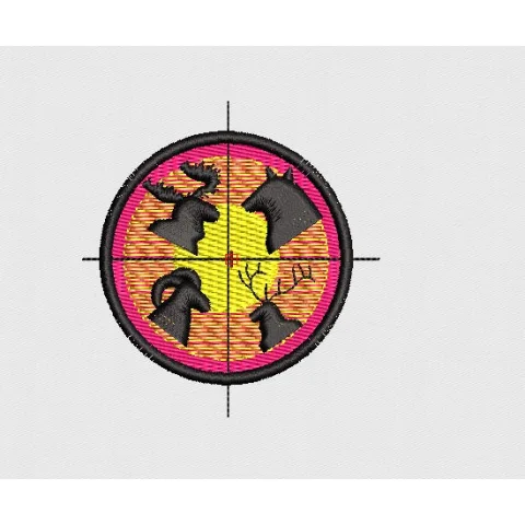 Aim Embroidery Design