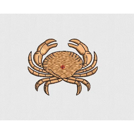 Crab Embroidery Design