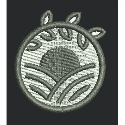 Farming Land Embroidery Design