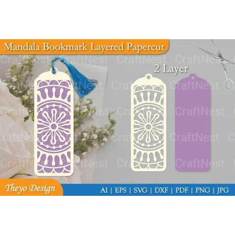 Mandala Layered Papercut SVG Bundle