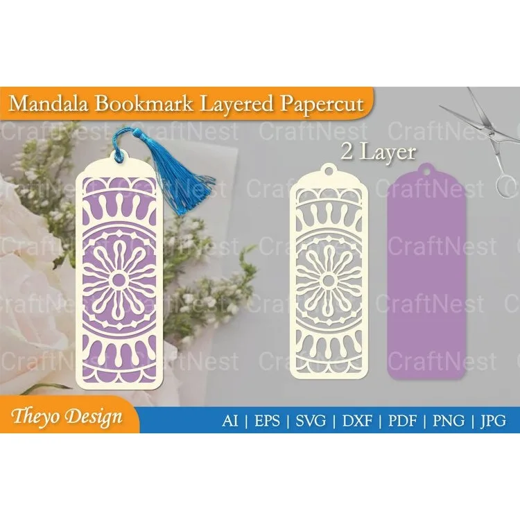 Mandala Layered Papercut SVG Bundle