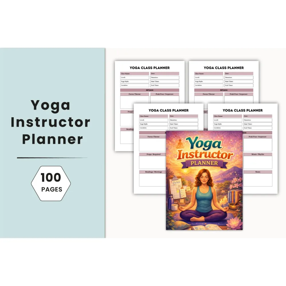 Yoga Instructor Planner