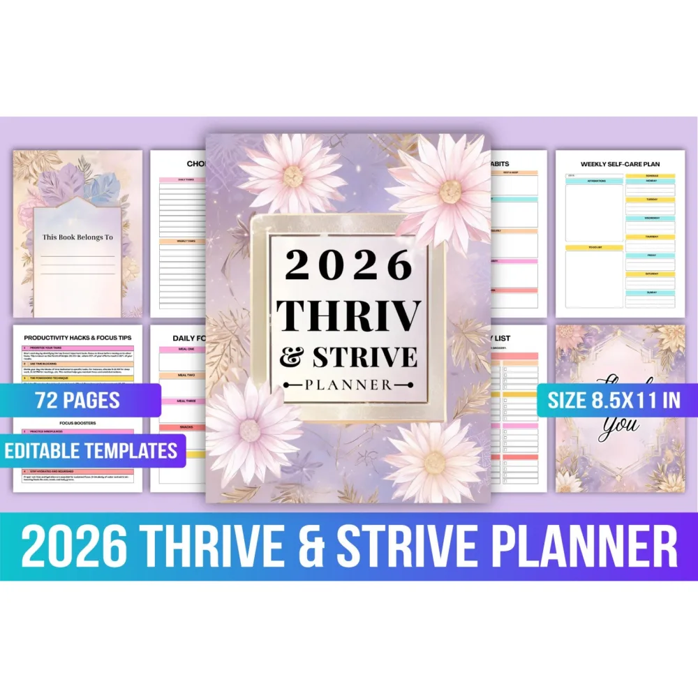 Thrive Strive Planner