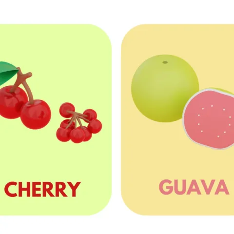 Fruit Flashcards for Kids