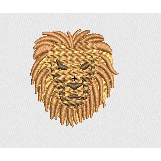 Lion Embroidery Design