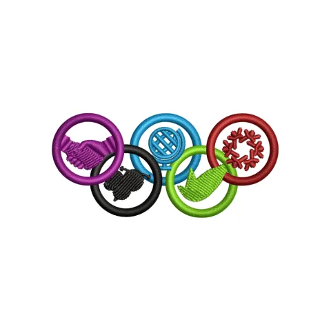 Circle Multi Embroidery Design