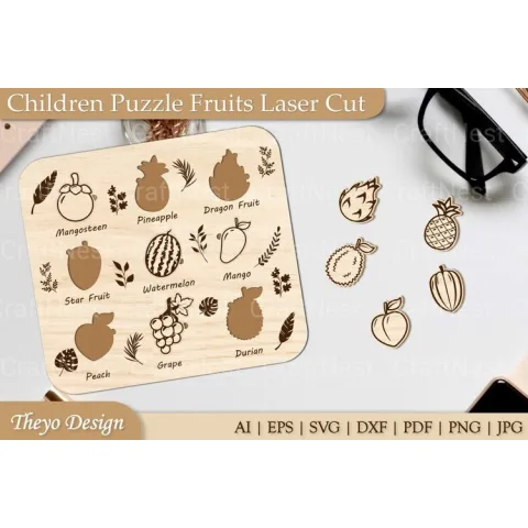 Fruits Puzzle SVG