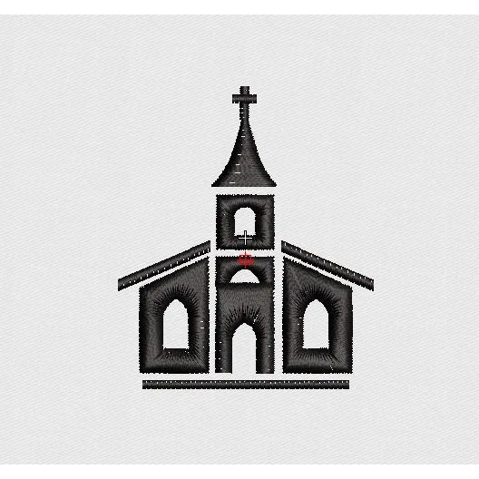 Church Embroidery Design