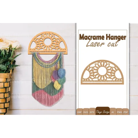 Macrame Flower SVG Bundle