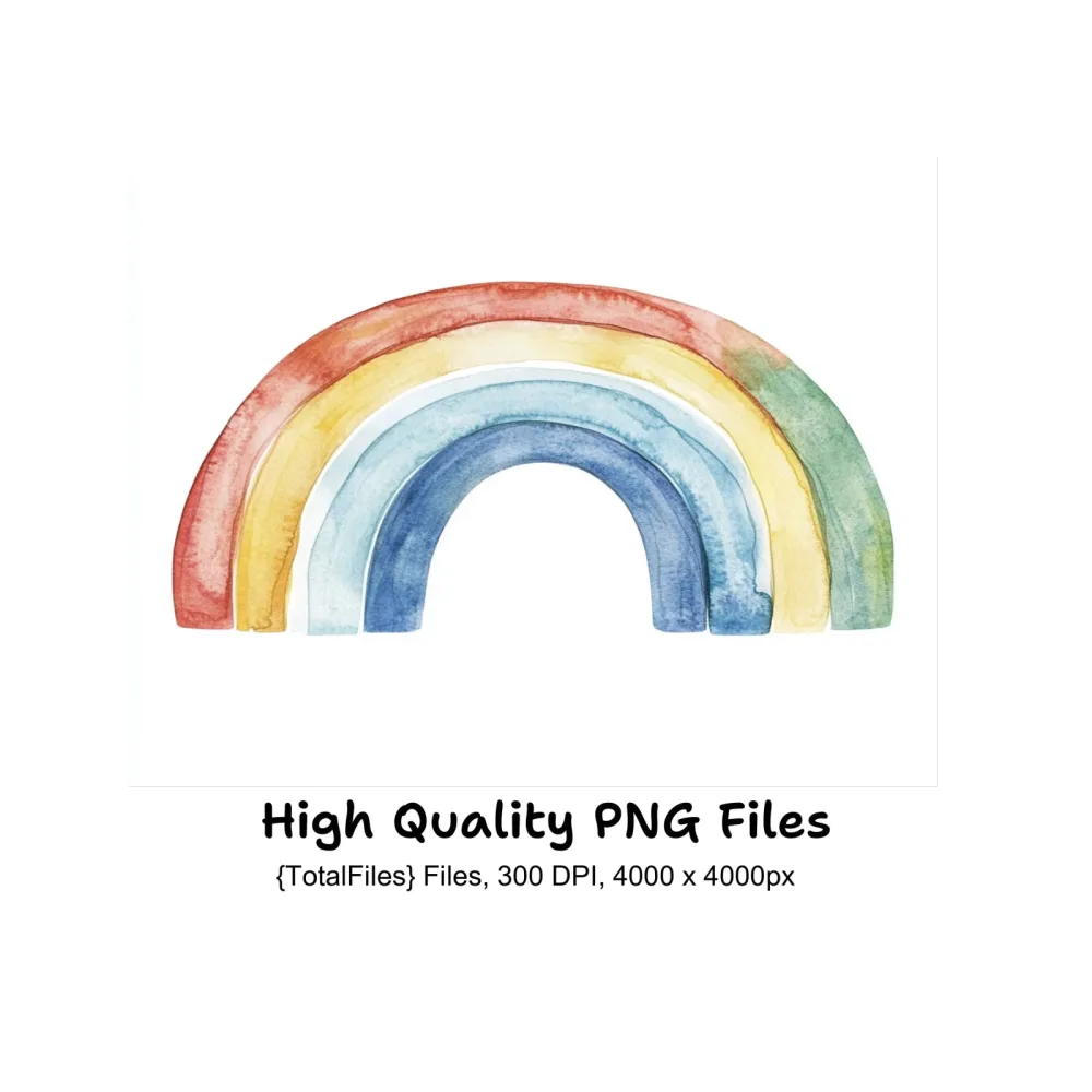 Rainbow Clipart Bundle