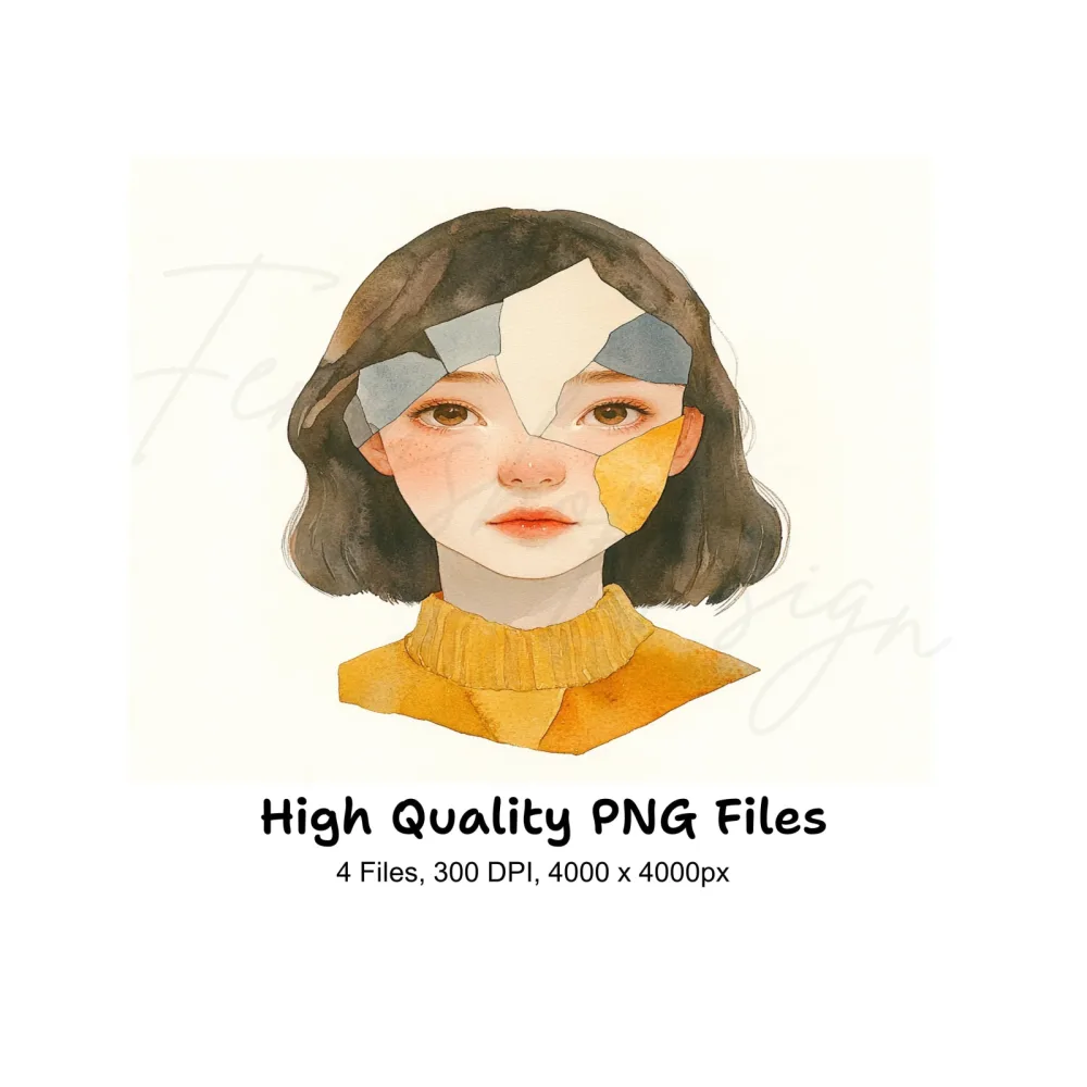 Diverse Portraits Clipart Bundle