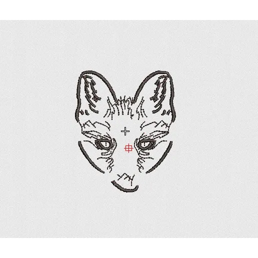 Fox Embroidery Design