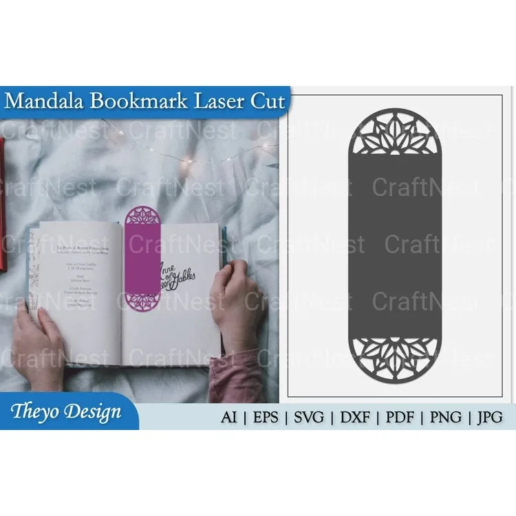 Mandala Bookmark SVG Bundle