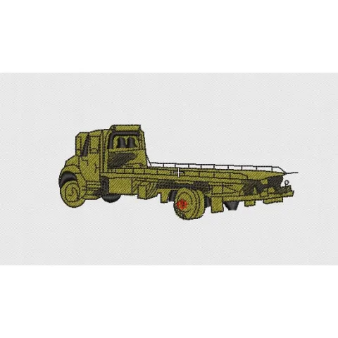 Truck Embroidery Design