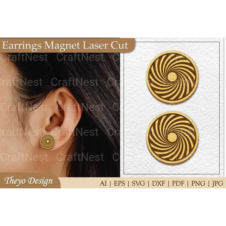 Earrings Magnet SVG Bundle