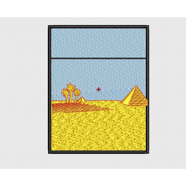 Desert Embroidery Design