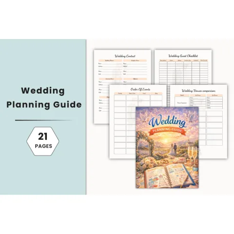 Wedding Planning Guide Planner
