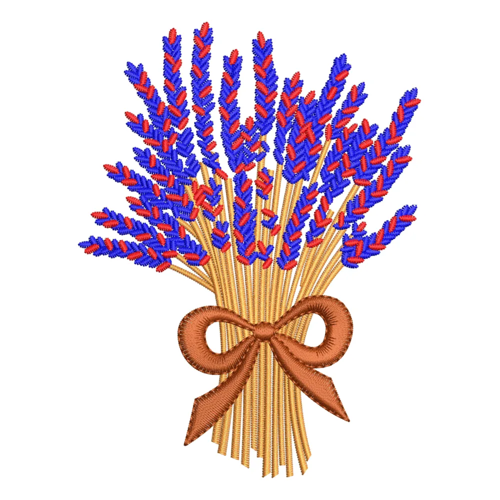 Grains Embroidery Design