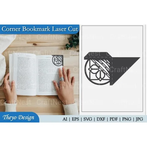 Corner Bookmark SVG Bundle