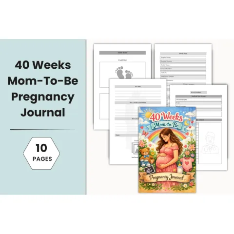 Weeks Mom To Be Pregnancy Journal