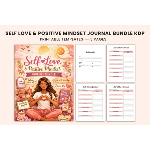 Self Love Positive Mindset Journal