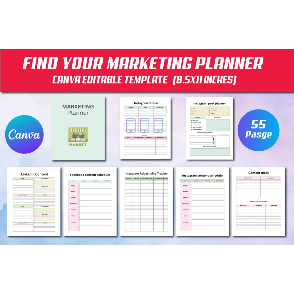 Marketing Planner 00772