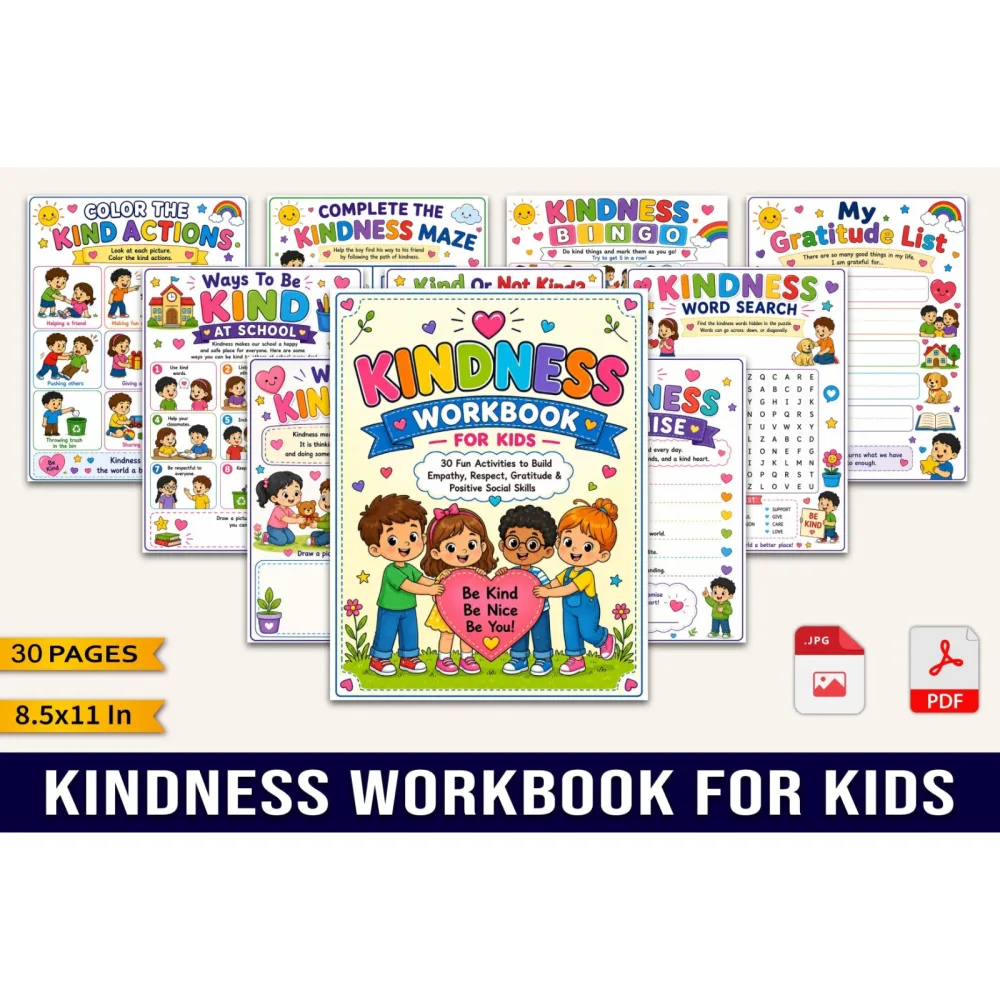 Kindness For Kids Workbook