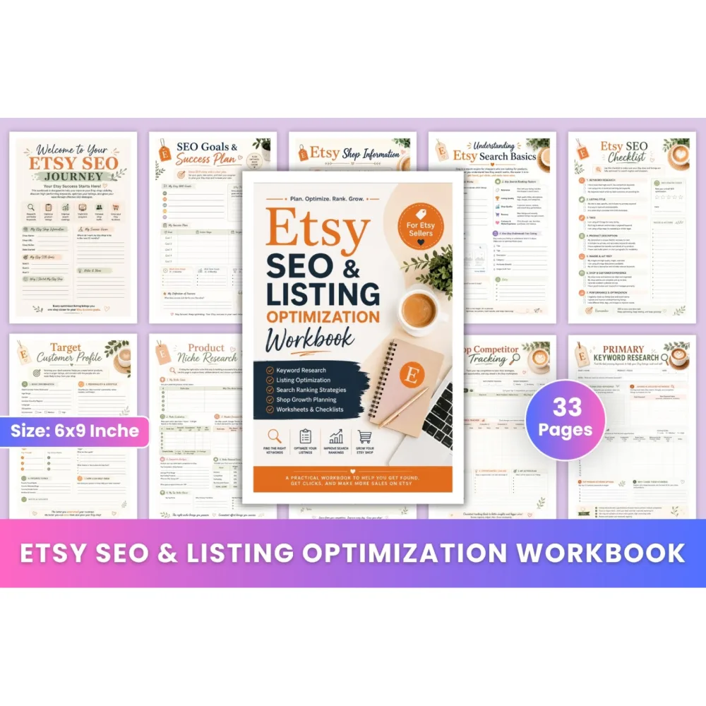 Etsy SEO Listing Optimization Workbook