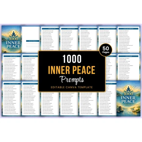 Inner Peace Prompts for Mindfulness and Relaxation