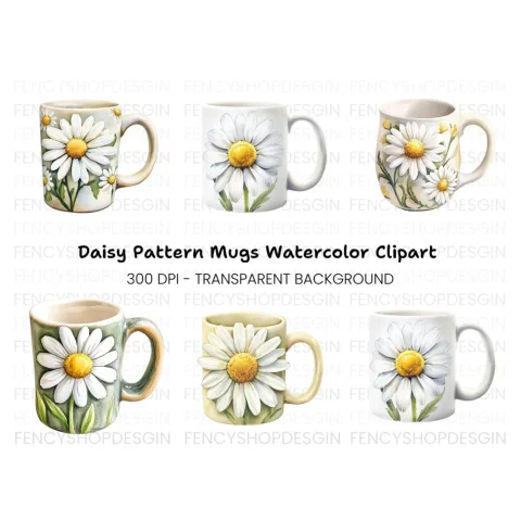 Daisy Clipart Bundle