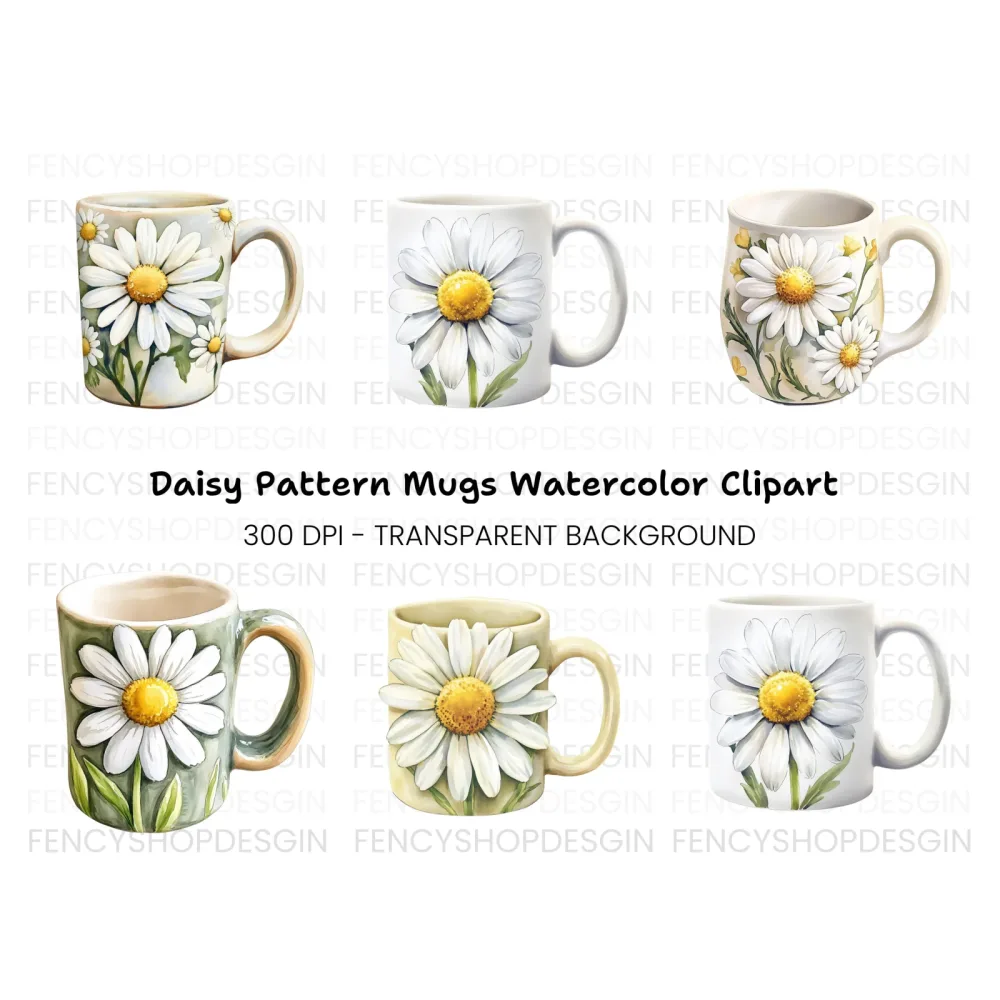 Daisy Clipart Bundle