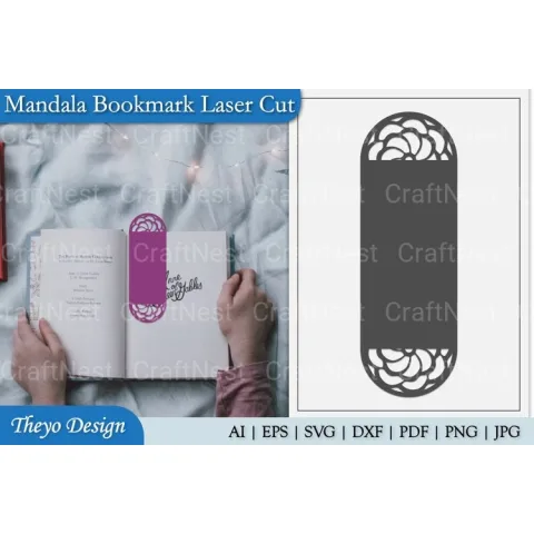 Mandala Bookmark SVG Bundle